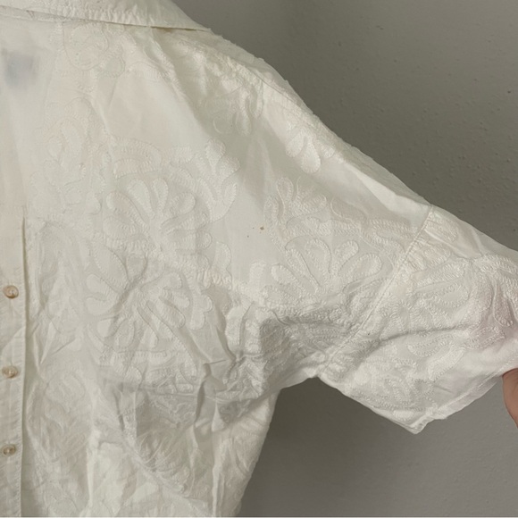 ⚡️SOLD⚡️Anthropologie White Blouse - Picture 6 of 6